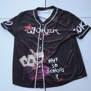 Joker Custom Baseball Jersey Large